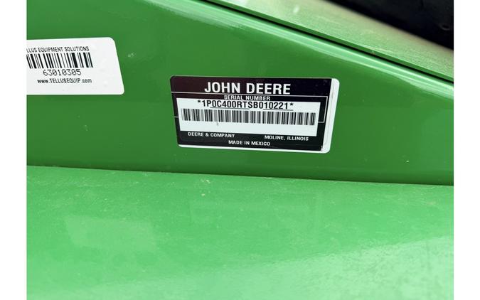 2025 John Deere C400