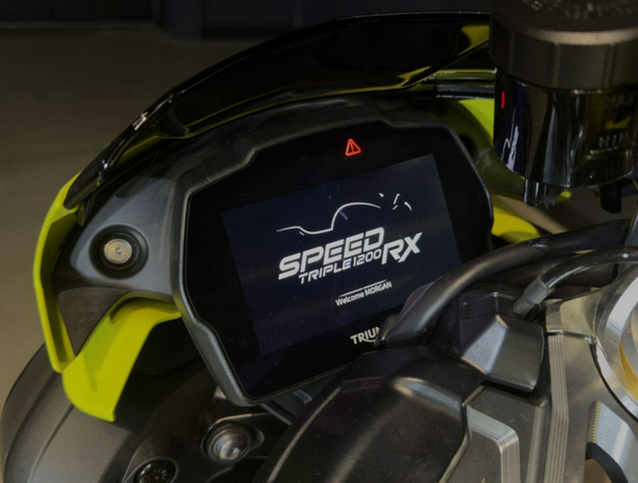 2026 Triumph Speed Triple 1200 RX Triumph Performance Yellow