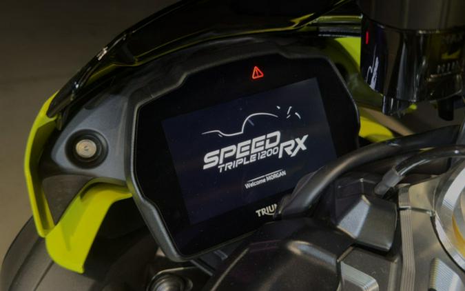 2026 Triumph Speed Triple 1200 RX Triumph Performance Yellow