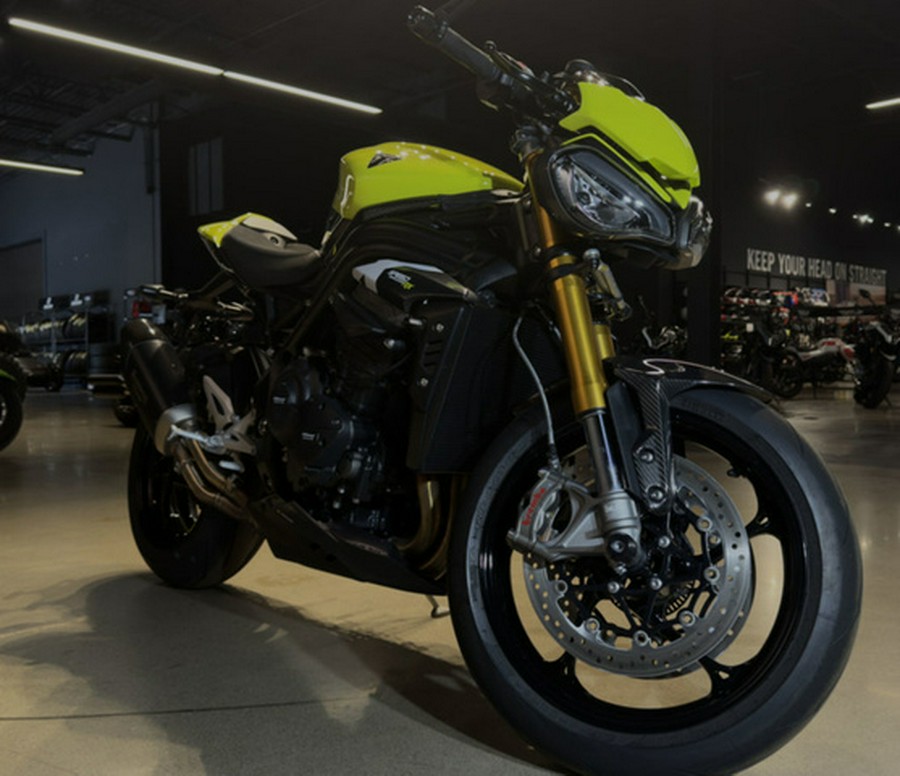 2026 Triumph Speed Triple 1200 RX Triumph Performance Yellow