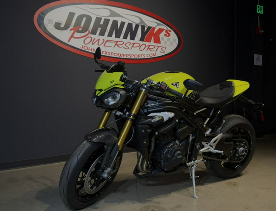 2026 Triumph Speed Triple 1200 RX Triumph Performance Yellow