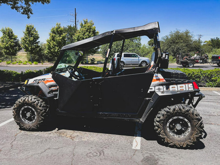 2012 Polaris® Ranger RZR® 4 800 EPS White/Orange Madness