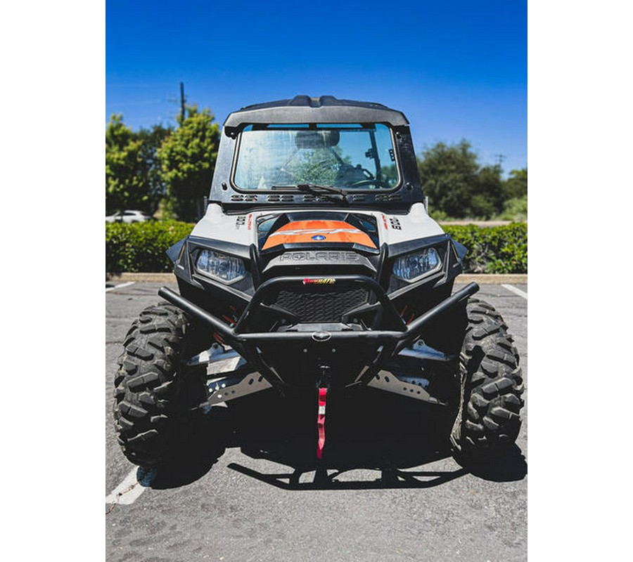 2012 Polaris® Ranger RZR® 4 800 EPS White/Orange Madness