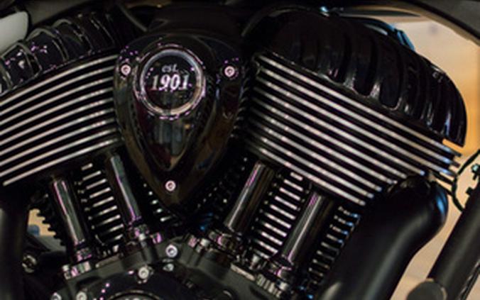 2024 Indian Chieftain Dark Horse Ghost White Metallic Smoke