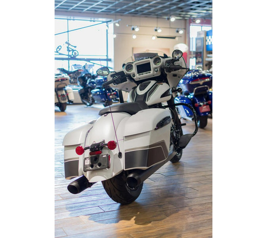 2024 Indian Motorcycle® Chieftain® Dark Horse® Ghost White Metallic Smoke