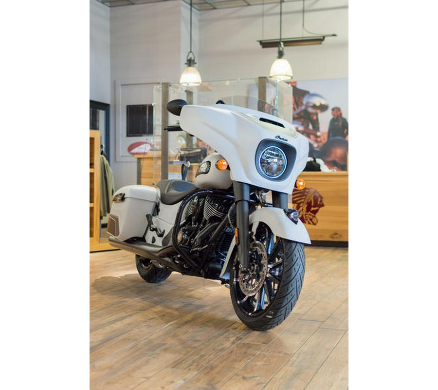 2024 Indian Motorcycle® Chieftain® Dark Horse® Ghost White Metallic Smoke