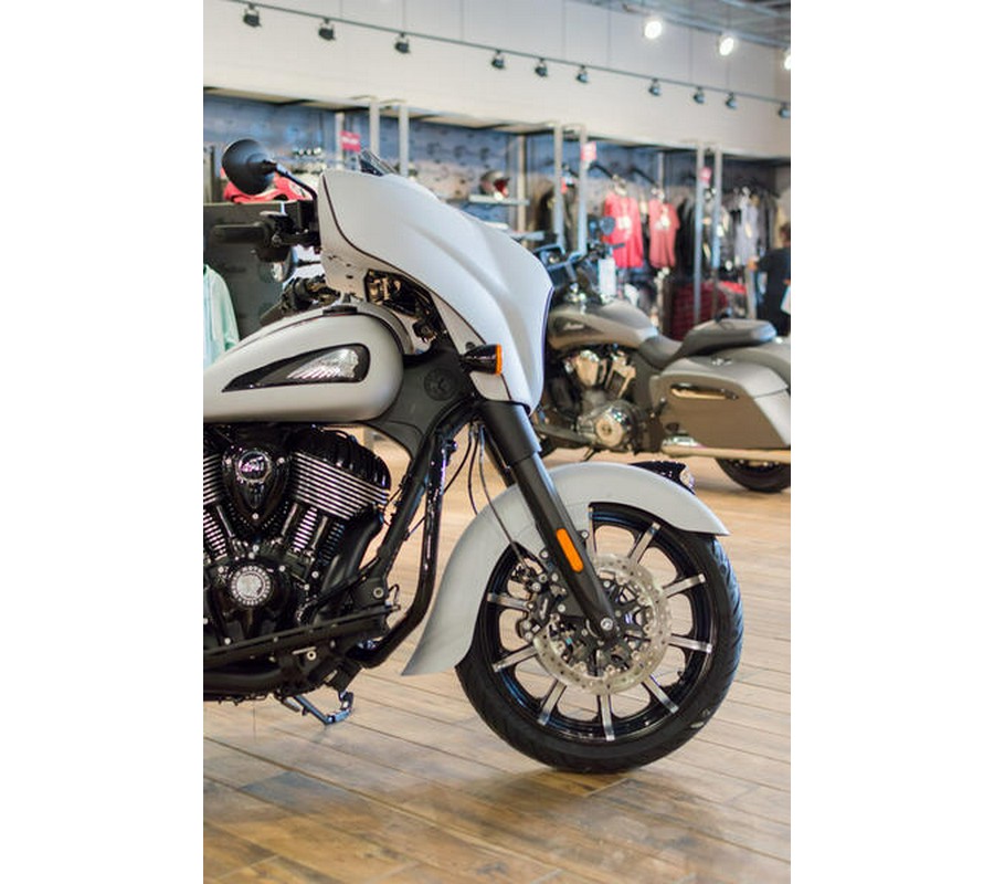 2024 Indian Motorcycle® Chieftain® Dark Horse® Ghost White Metallic Smoke