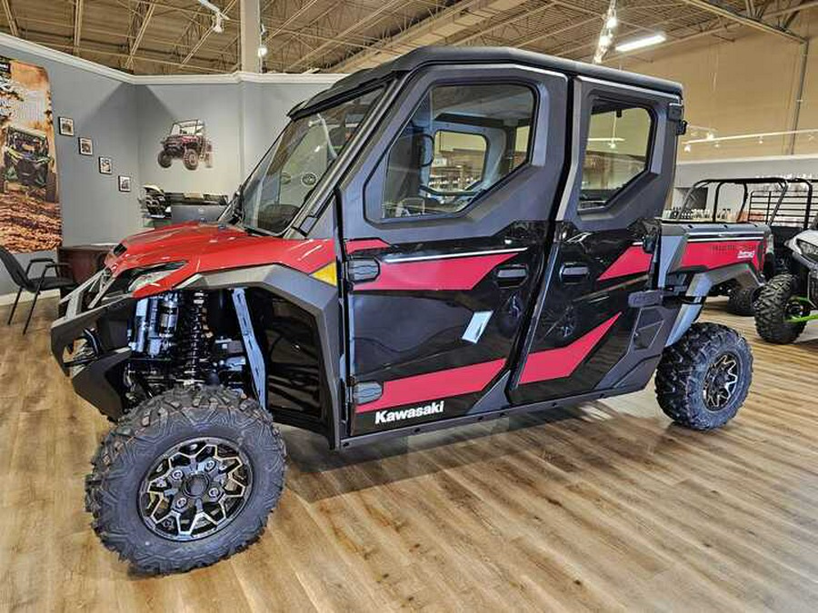 2025 Kawasaki RIDGE CREW HVAC Candy Persimmon Red - 110251