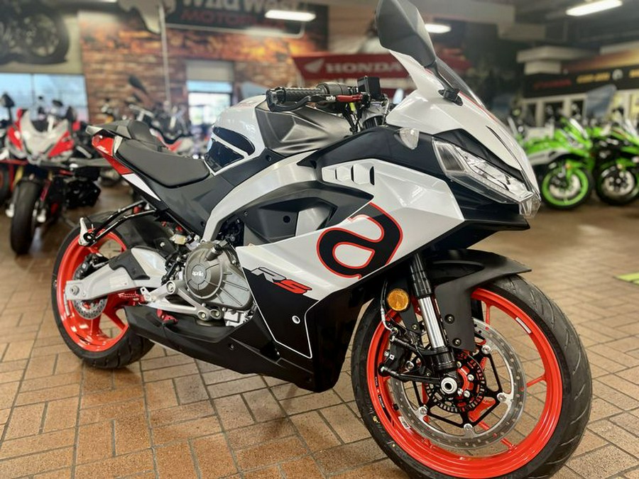 New 2025 Aprilia RS 457 OPALESCENT LIGHT