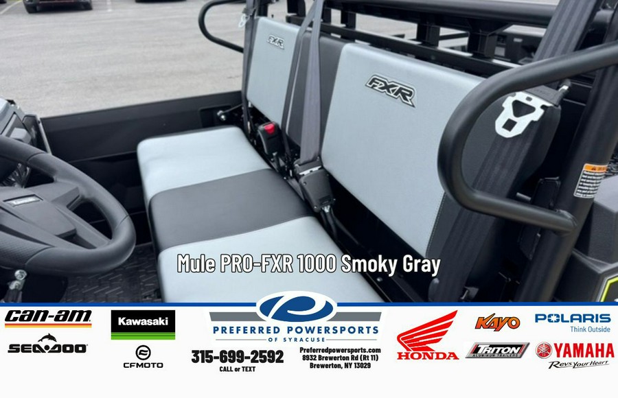 2026 Kawasaki Mule PRO-FXR 1000 Smoky Gray