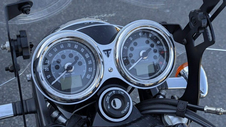 2025 Triumph Bonneville T120 Sapphire Black/Aluminium Silver