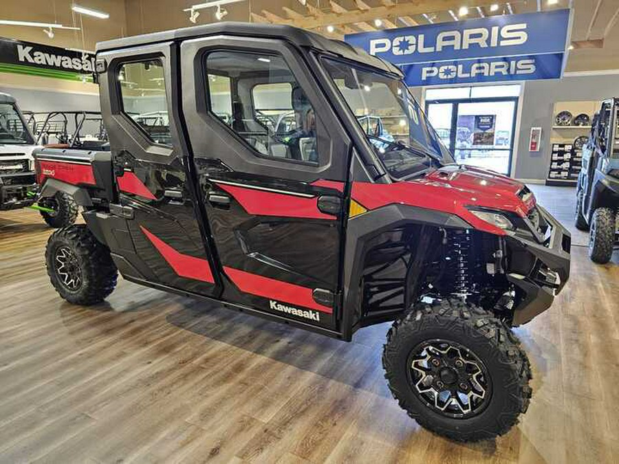 2025 Kawasaki RIDGE CREW HVAC Candy Persimmon Red - 110249