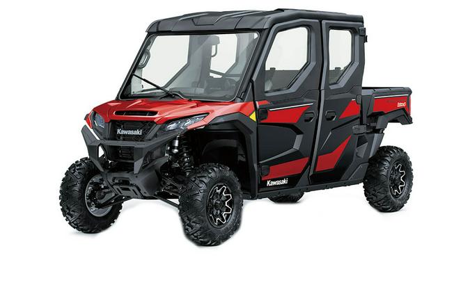 2025 Kawasaki RIDGE CREW HVAC Candy Persimmon Red - 110249