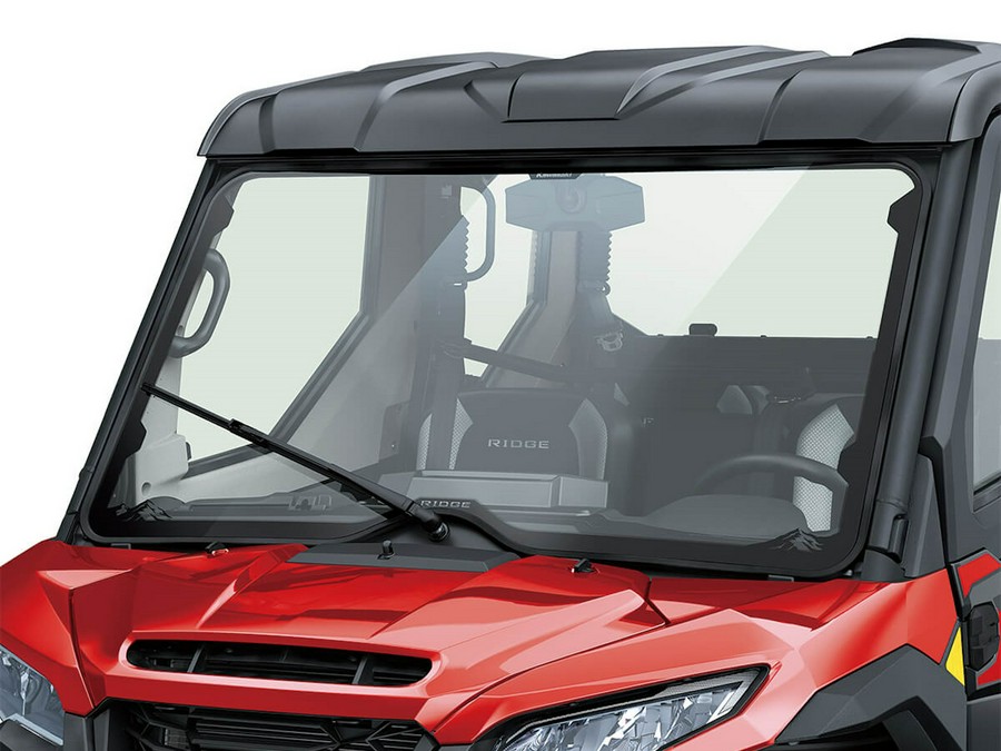 2025 Kawasaki RIDGE CREW HVAC Candy Persimmon Red - 110249