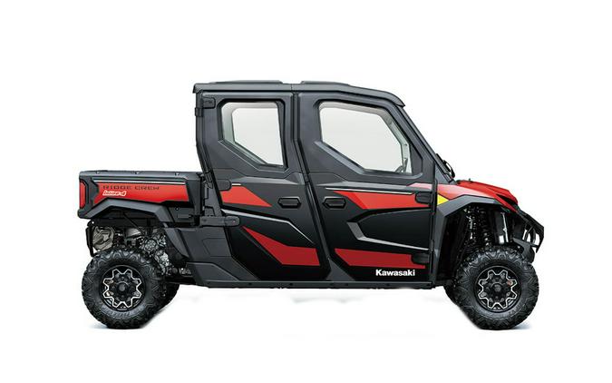 2025 Kawasaki RIDGE CREW HVAC Candy Persimmon Red - 110249
