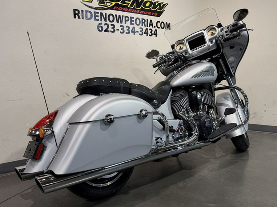 2018 Indian Chieftain Classic ABS Star Silver Smoke