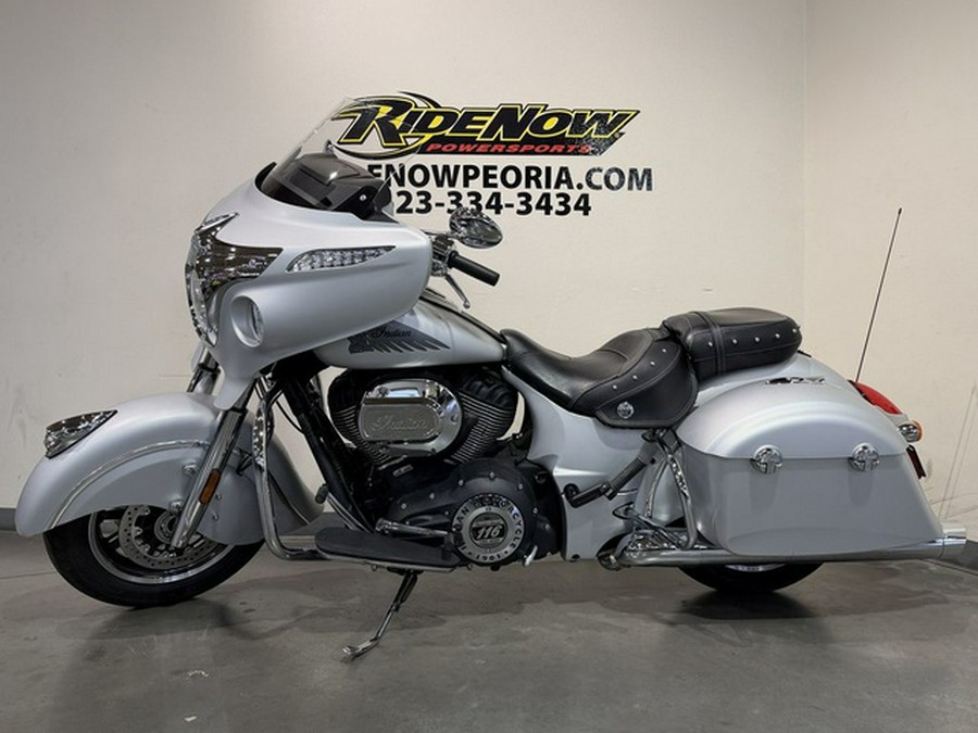 2018 Indian Chieftain Classic ABS Star Silver Smoke