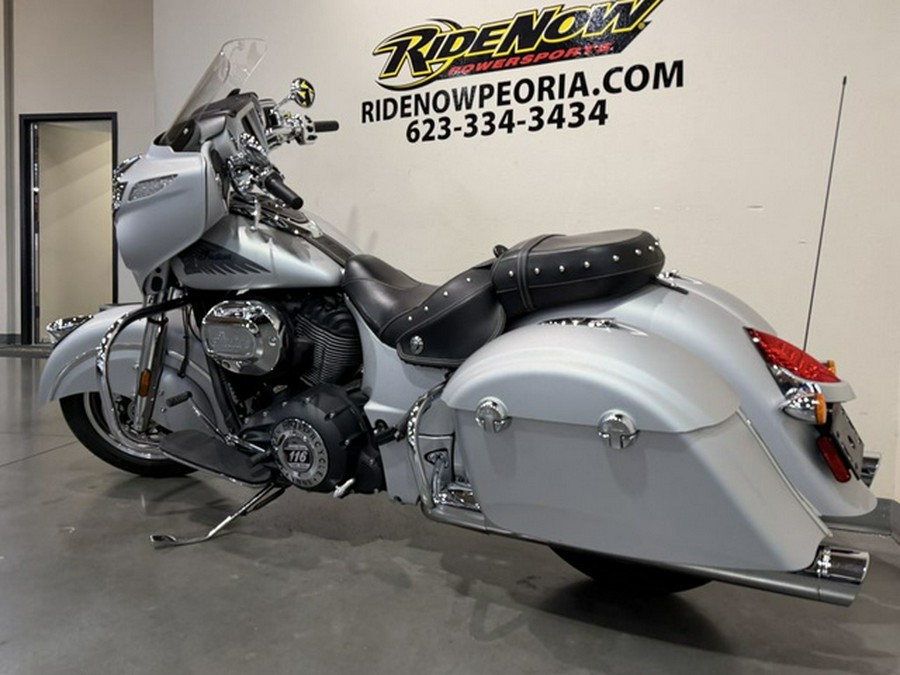2018 Indian Chieftain Classic ABS Star Silver Smoke