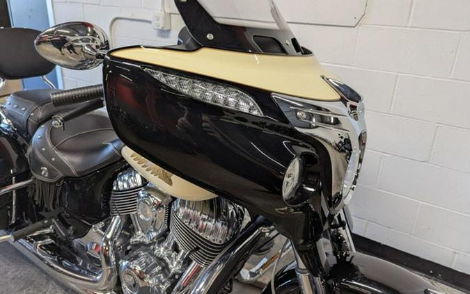 2019 Indian Chieftain Classic Thunder Black Ivory Cream
