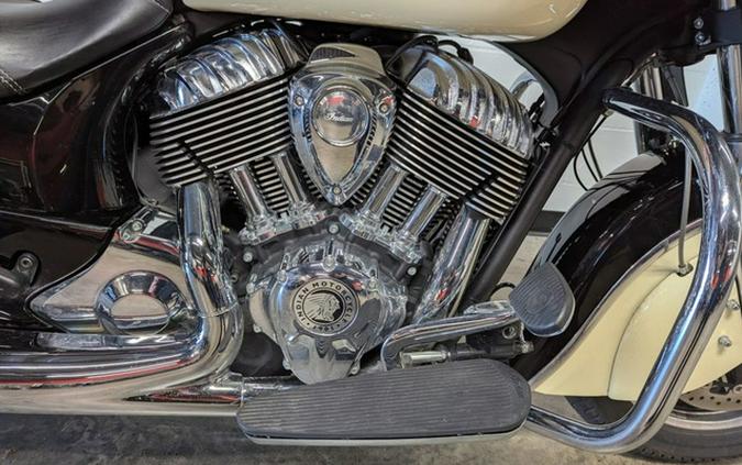 2019 Indian Chieftain Classic Thunder Black Ivory Cream