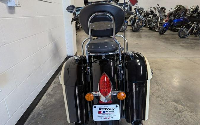 2019 Indian Chieftain Classic Thunder Black Ivory Cream