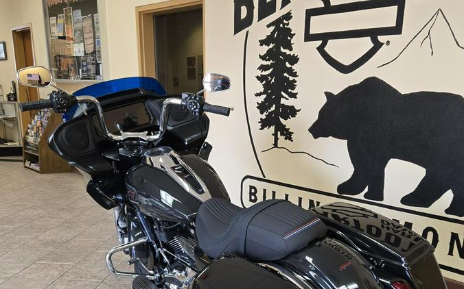 2026 Harley-Davidson® Road Glide® Aurora Blue Denim Chrome Trim
