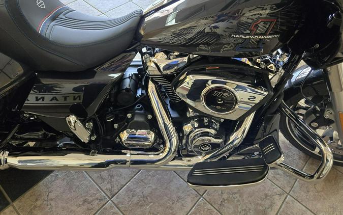 2026 Harley-Davidson® Road Glide® Aurora Blue Denim Chrome Trim