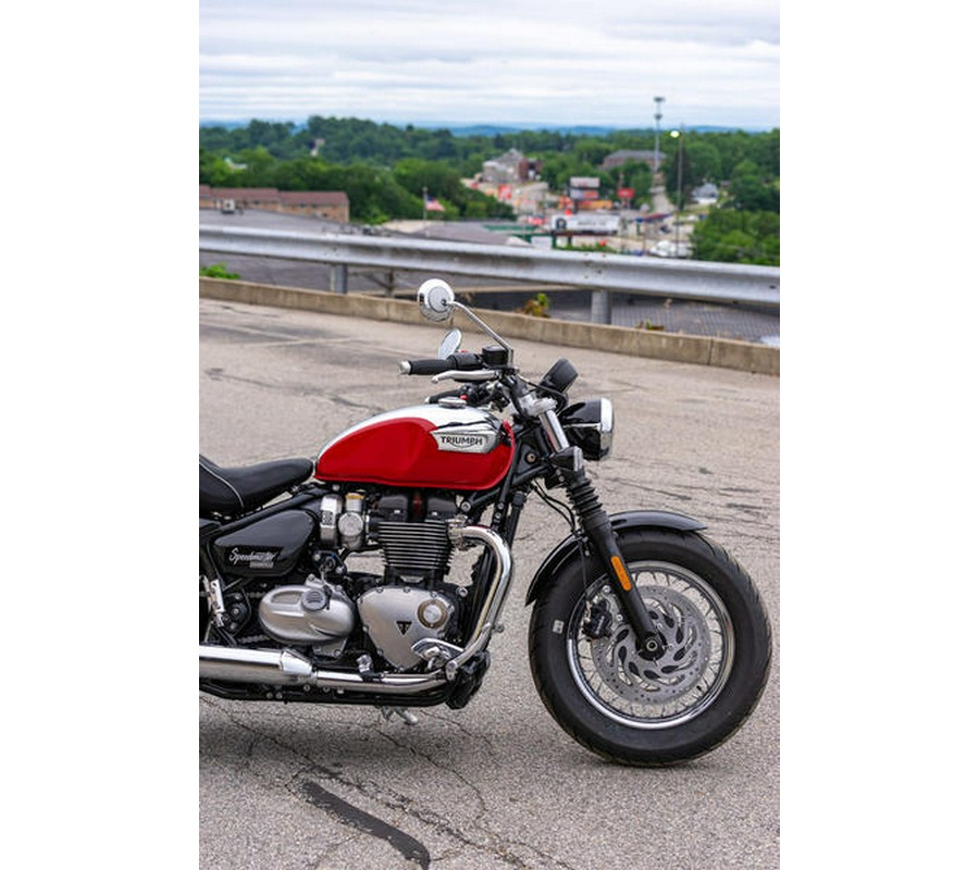 2023 Triumph Bonneville Speedmaster Chrome Edition Diablo Red