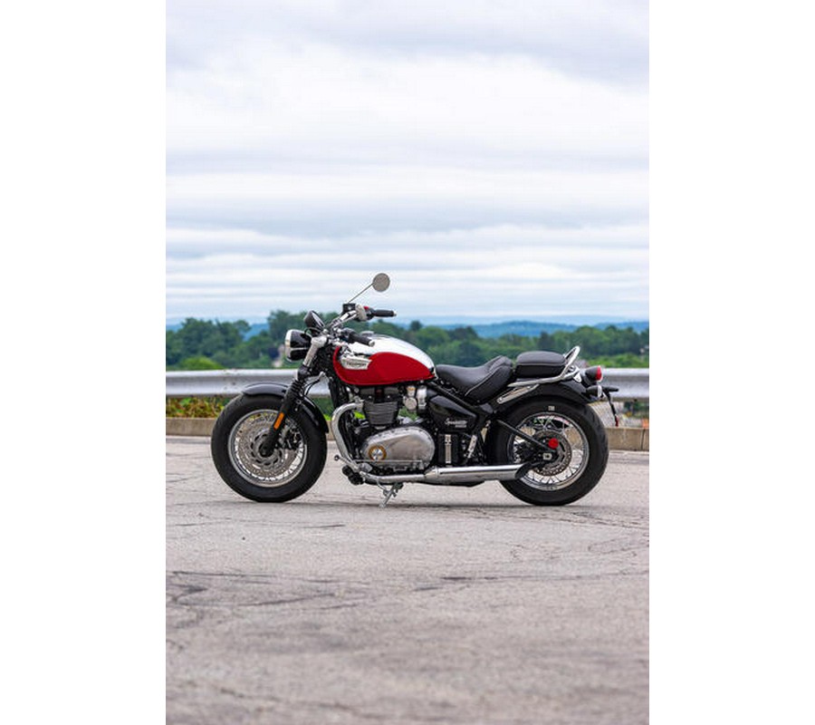 2023 Triumph Bonneville Speedmaster Chrome Edition Diablo Red