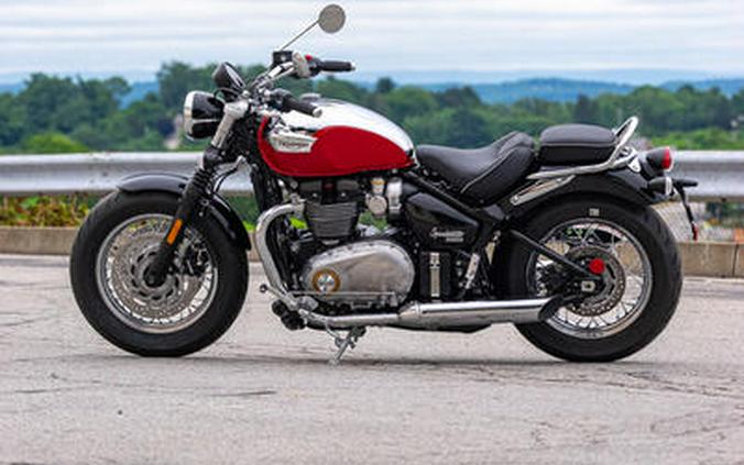 2023 Triumph Bonneville Speedmaster Chrome Edition Diablo Red