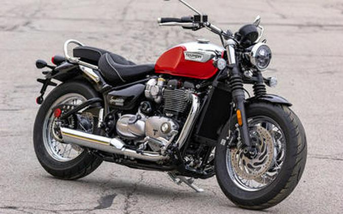 2023 Triumph Bonneville Speedmaster Chrome Edition Diablo Red