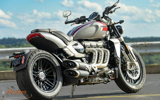 2023 Triumph Rocket 3 R Silver Ice Cranberry Red