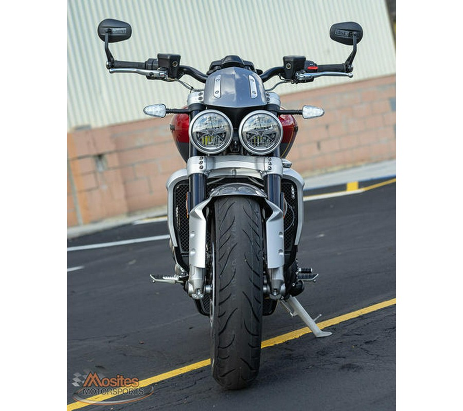 2023 Triumph Rocket 3 R Silver Ice Cranberry Red