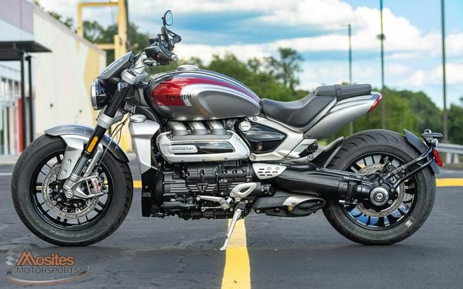 2023 Triumph Rocket 3 R Silver Ice Cranberry Red