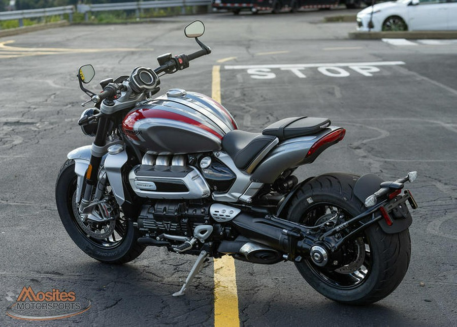 2023 Triumph Rocket 3 R Silver Ice Cranberry Red