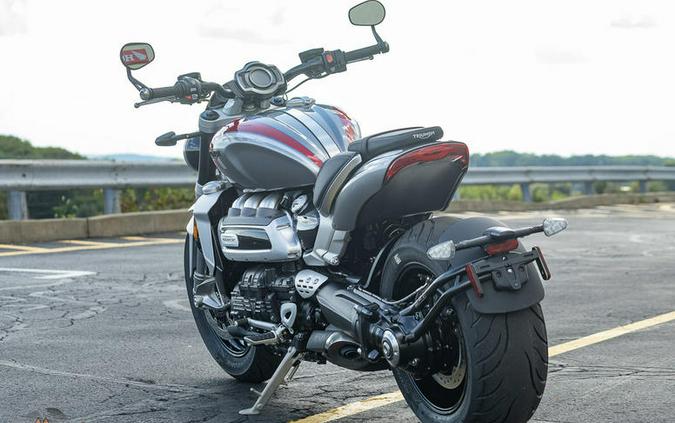 2023 Triumph Rocket 3 R Silver Ice Cranberry Red