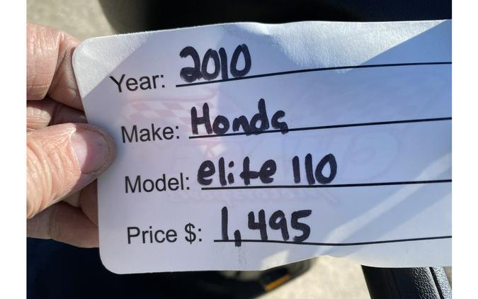 2010 Honda ELITE 110 EFI
