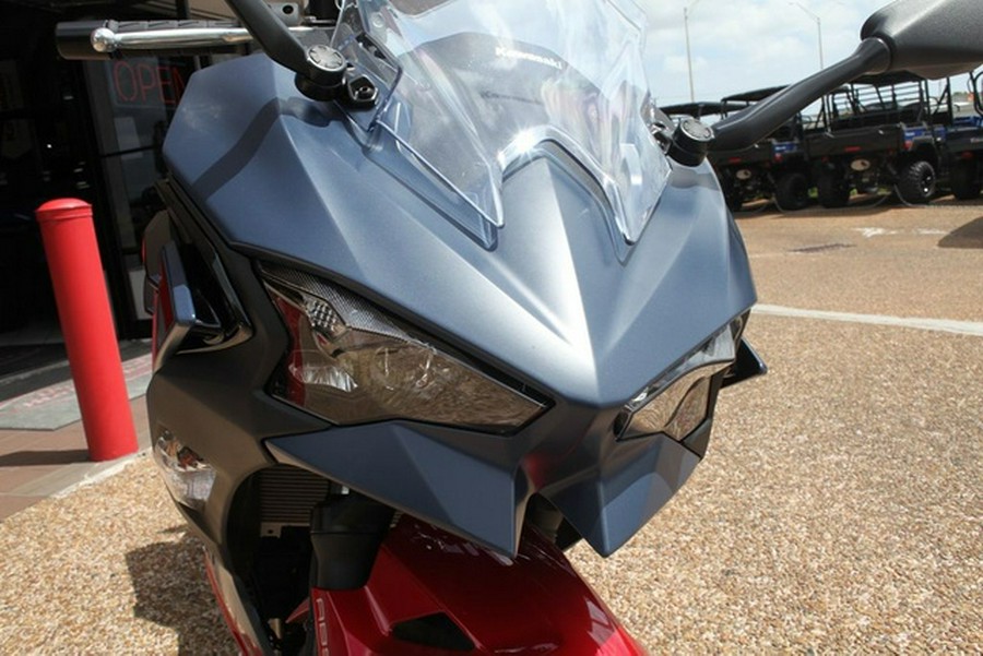 2026 Kawasaki Ninja 500 ABS Metallic Matte Twilight Blue