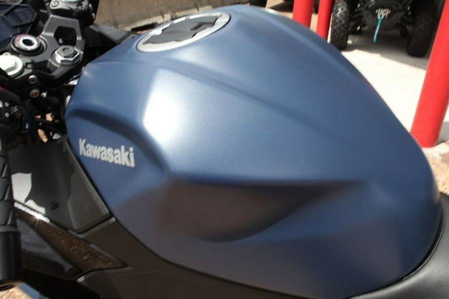 2026 Kawasaki Ninja 500 ABS Metallic Matte Twilight Blue