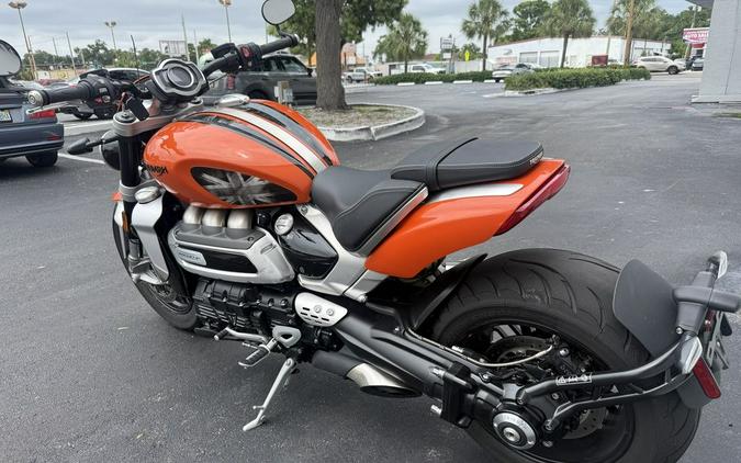 2023 Triumph Rocket 3 R Matte Silver Ice