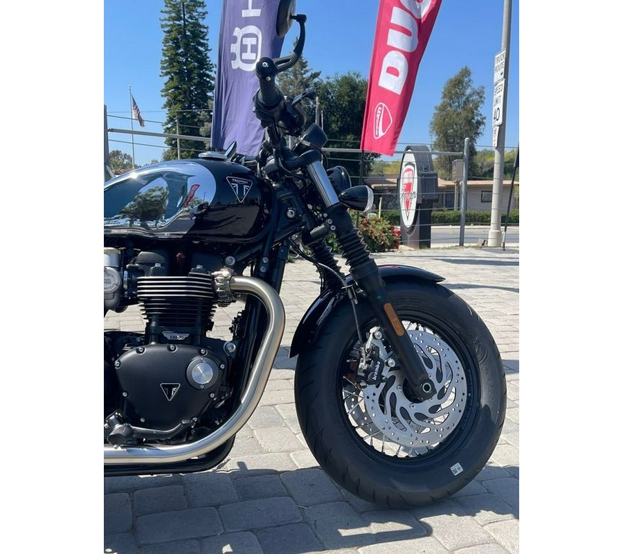 2023 Triumph Bonneville Bobber Chrome Edition Chrome / Jet Black