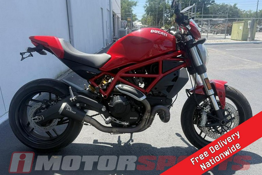 2018 Ducati Monster 797 Plus Red