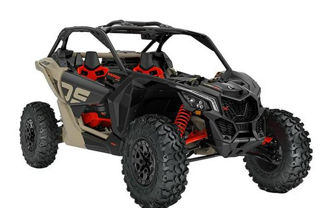 2022 Can-Am® Maverick X3 X ds Turbo RR Desert Tan / Carbon Black / Can-am Red