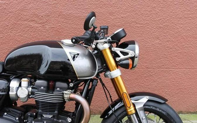 2024 Triumph Thruxton RS Jet Black / Silver Ice