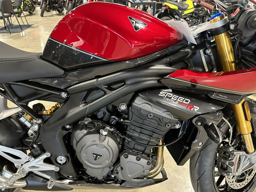 2023 Triumph Speed Triple 1200 RR Crystal White / Storm Grey