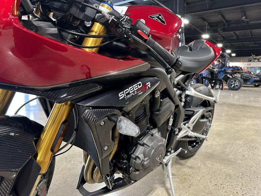 2023 Triumph Speed Triple 1200 RR Crystal White / Storm Grey