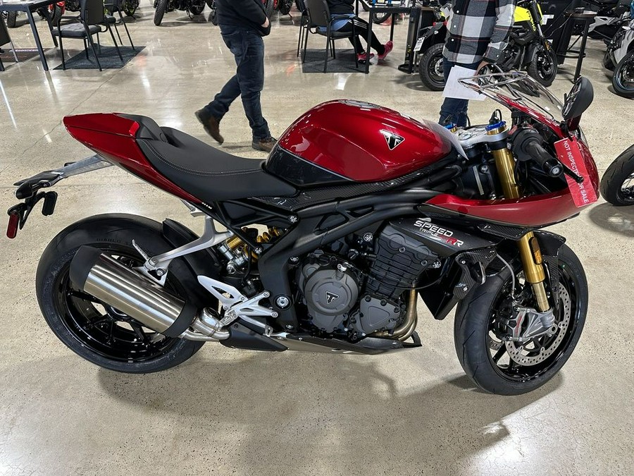 2023 Triumph Speed Triple 1200 RR Crystal White / Storm Grey