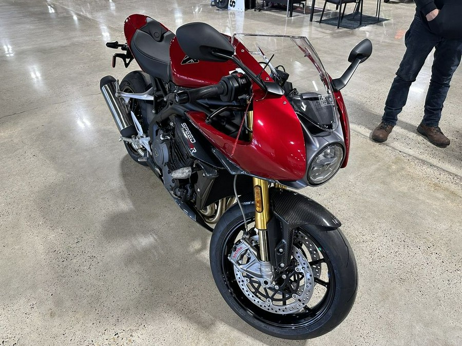 2023 Triumph Speed Triple 1200 RR Crystal White / Storm Grey