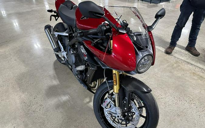 2023 Triumph Speed Triple 1200 RR Crystal White / Storm Grey