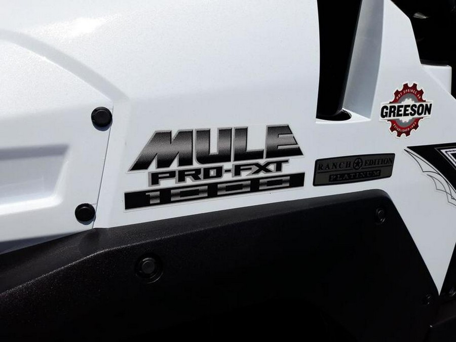 2024 Kawasaki Mule PRO-FXT™ 1000 Platinum Ranch Edition